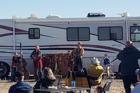 James and Amanda Balyeat and kids bless us with their music. James and Amanda Balyeat and kids bless us with their music.